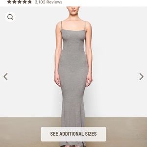 SOLD SKIMS SOFT LOUNGE LONG SLIP DRESS